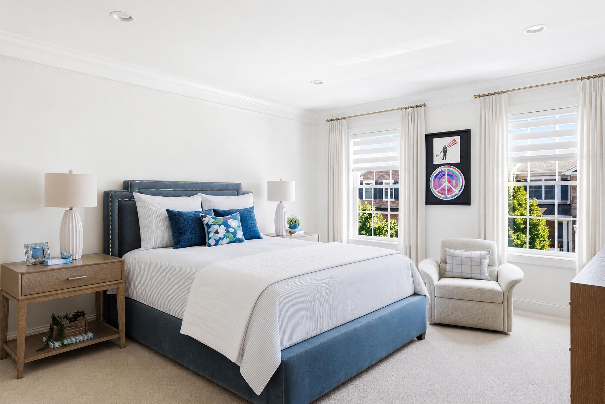 second-floor bedroom two at 1 Aldrich Court