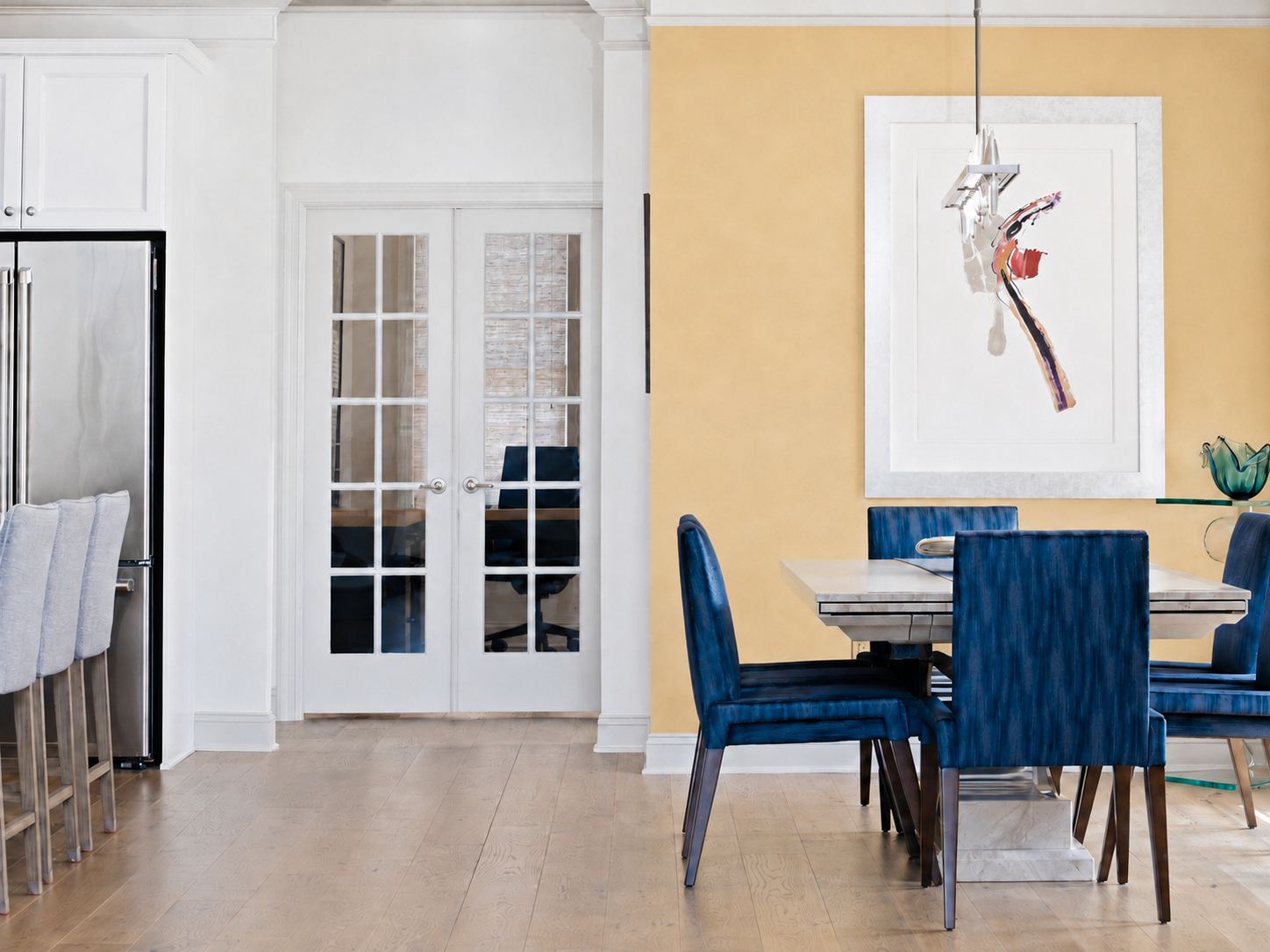 kitchen cabinetry and counter space at 1 Aldrich Court